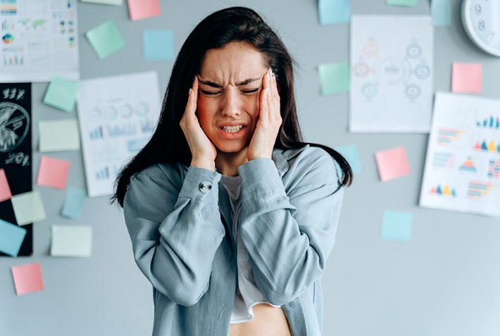 Persona disfrutando de un momento de tranquilidad